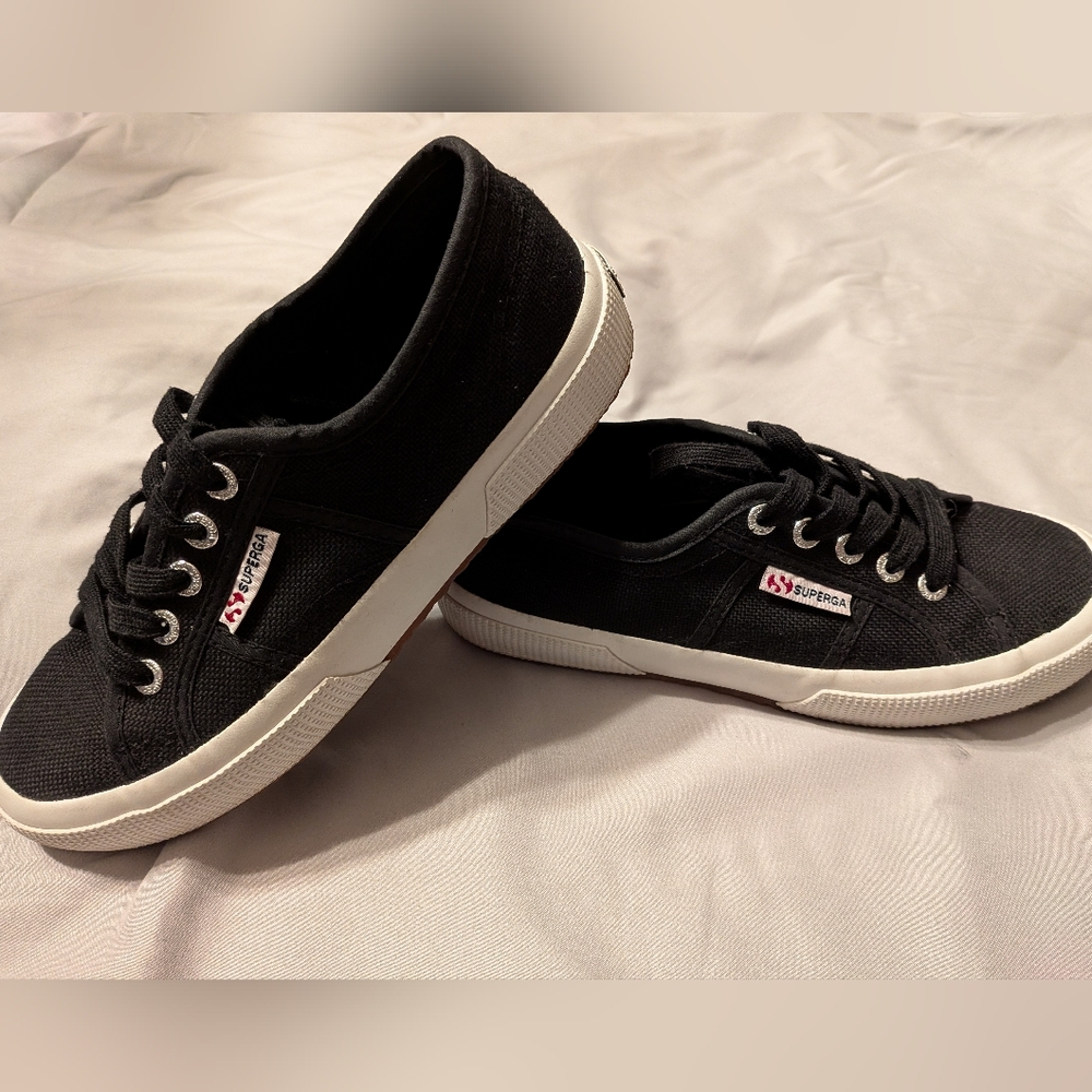 Superga 2750 Cotu Classic Sneakers - Black Size 37 (6.5)